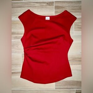 NWT Anthropologie Maeve Scarlet Sleeveless Top